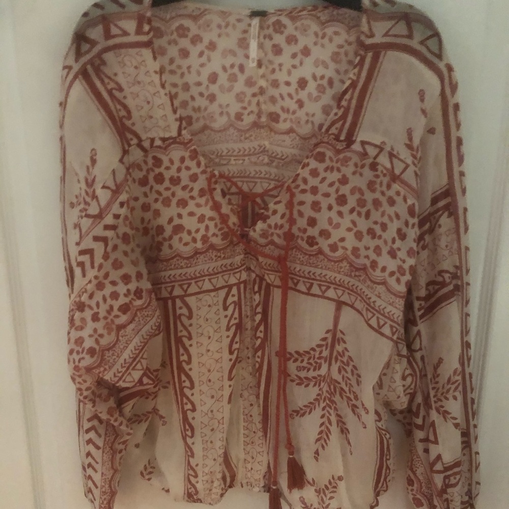 Free people blouse shirt xs great condition